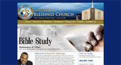 Desktop Screenshot of bountifulblessingschurch.org